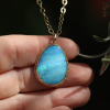 Gold Australian Jelly Opal Necklace